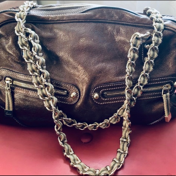 Vintage Gucci bronze metallic purse. - Picture 2 of 11